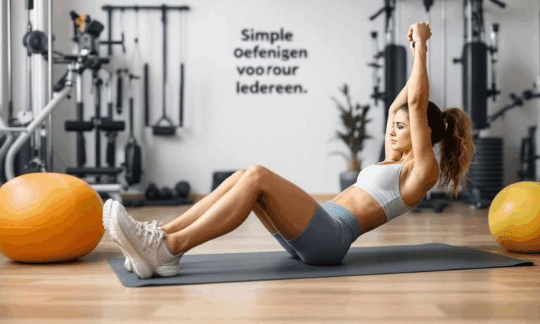 Buikspieren trainen zonder apparaten: Simpele oefeningen voor Iedereen