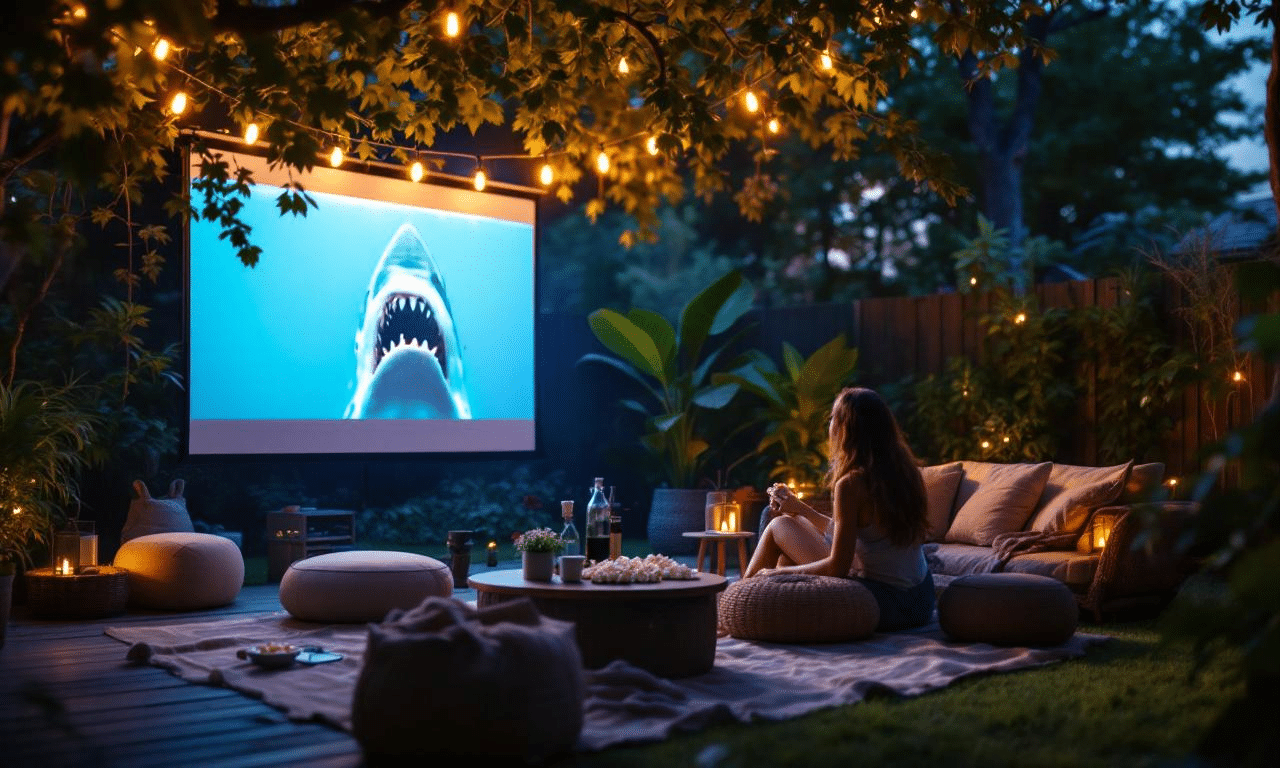 Zomerfilmavond in eigen tuin: zo maak je een bioscoopsfeer met Jaws en 28 Days Later