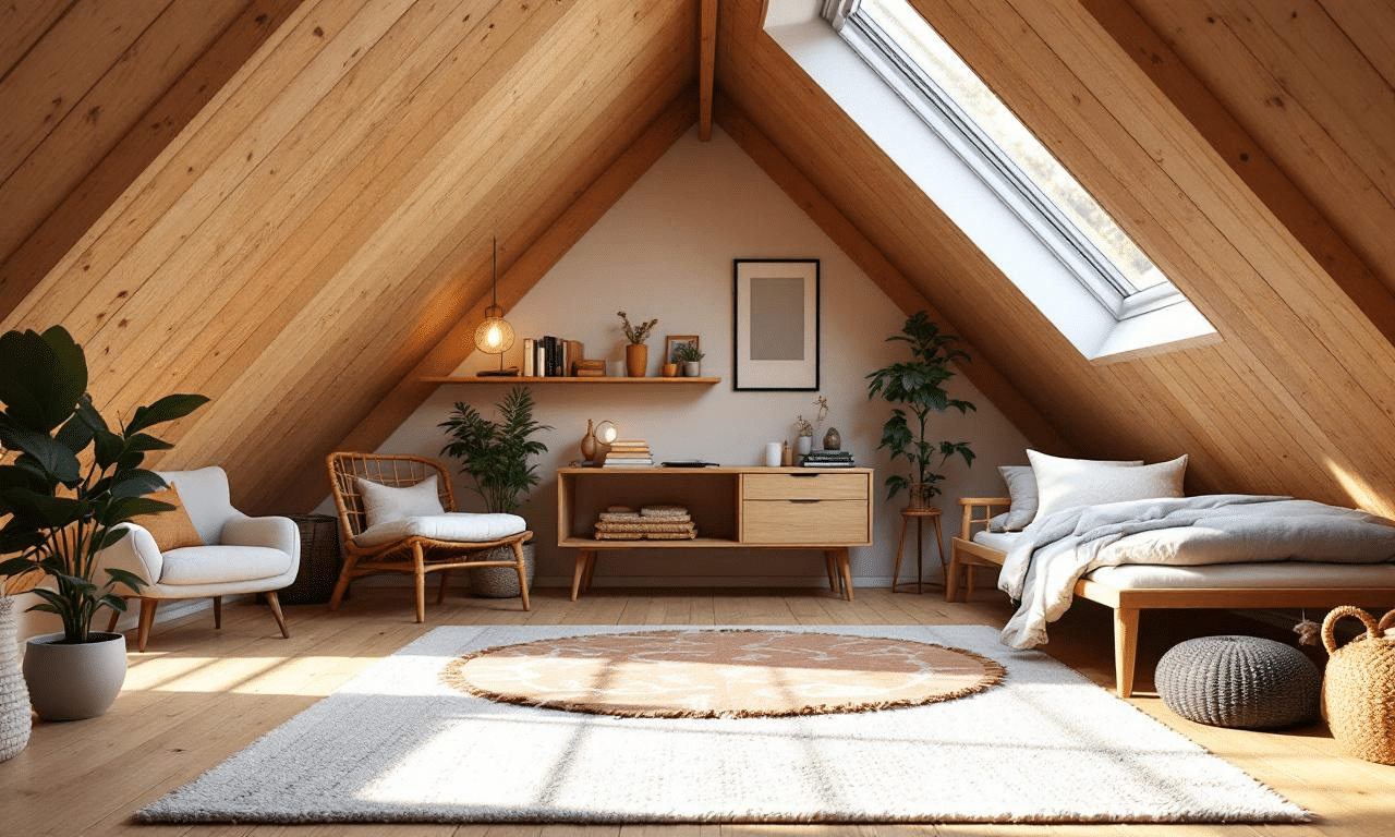 Scheiding van uw zolderruimtes zonder te partitioneren: 5 ontwerpideeën